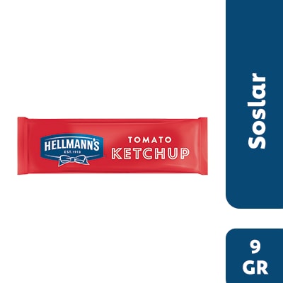 Hellmann's Porsiyonluk Ketçap 9GR - Yemeklere lezzet katan Hellmann’s Sos Ailesi.